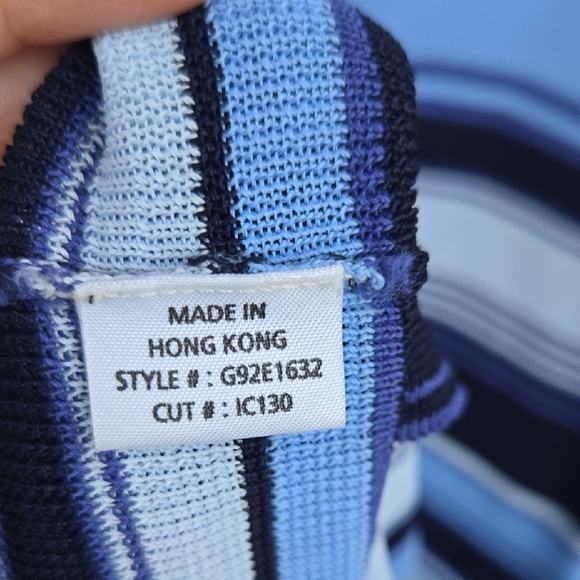 Guess Collection Striped Blue and Black Sleeveless Dress - Picture 6 of 7